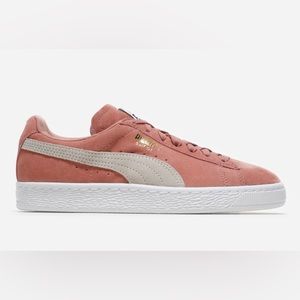Girls pink/orange Pumas size 3C